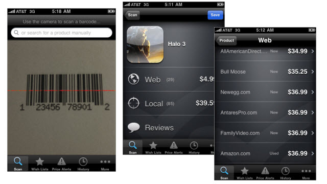 ShopSavvy: barcode scanner for the thrifty